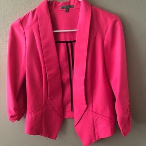 Charlotte Russe hot pink blazer